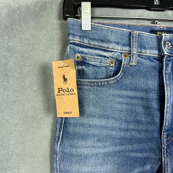 Polo Ralph Lauren Jeans Womens Size 26 Skinny Western Equestrian Suede Patches - Picture 4 of 12